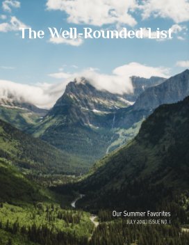 The Well-Rounded List Magazine book cover