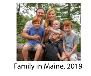Family in Maine, 2019 book cover