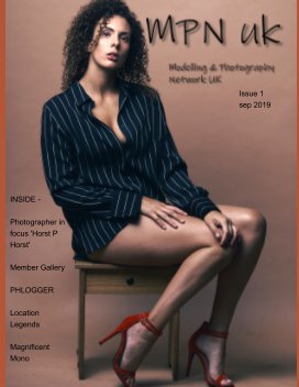 MPN UK Magazine Modelling and Photography Network UK Issue 1 Sep 2019 book cover