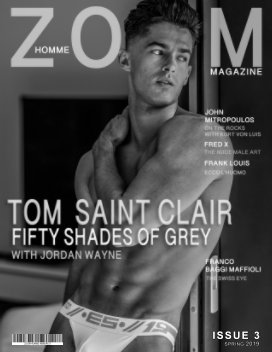 ZOOM HOMME issue three BW Cover book cover