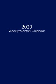 2020 Sunday Start Weekly and Monthly Calendar and Planner book cover