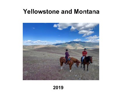 Yellowstone and Montana Travel 2019 book cover