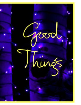 Good Things book cover