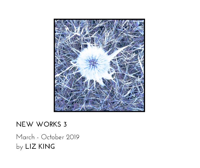 View NEW WORKS 3 (March 2019 -October 2019) by Liz King by Liz King