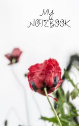 Notebook (13x20) with photos of flowers book cover