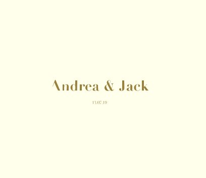 The Wedding of Andrea and Jack book cover