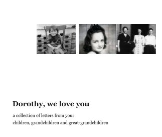 Dorothy, we love you book cover