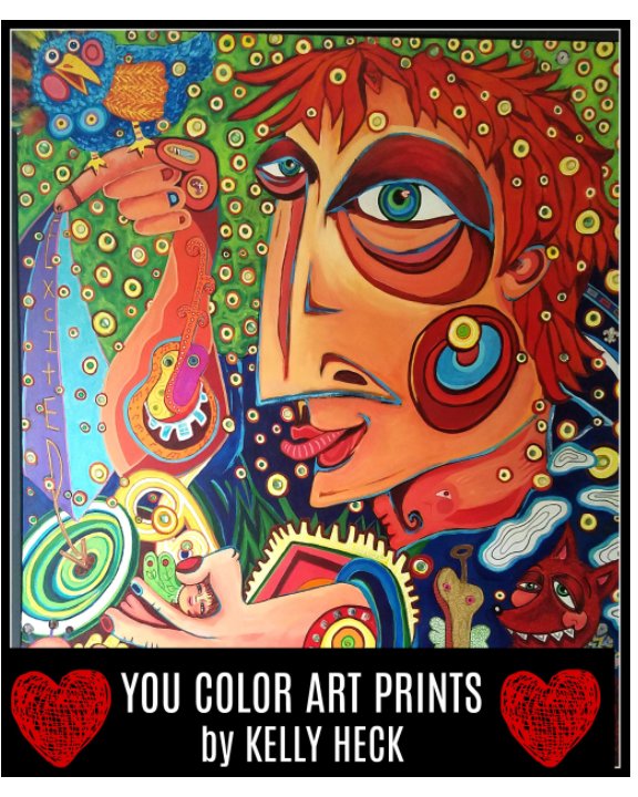 View You Color Art Prints by kelly Heck