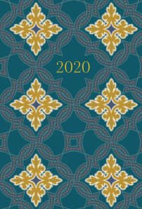 2020 Planner • Diary • Journal • Week per spread • Teal Tiles book cover