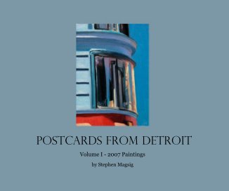 Postcards from Detroit Vol I Hardcover 2007 book cover