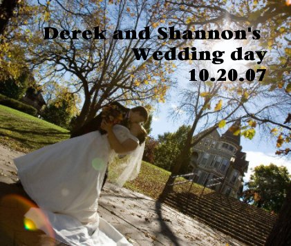 Derek and Shannon's Wedding day book cover