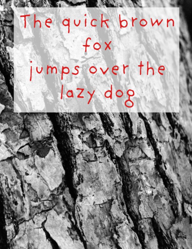 View The quick brown fox jumps over the lazy dog by Kurt K Gledhill