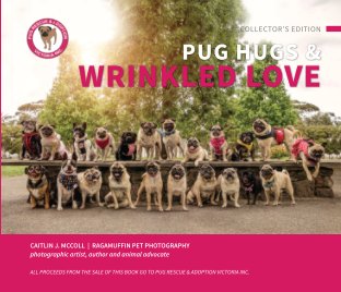 Pug Hugs and Wrinkled Love book cover