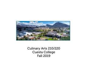 Culinary Arts 210/220 book cover