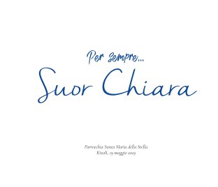 Suor Chiara Professione book cover
