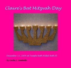 Claire's Bat Mitzvah Day book cover