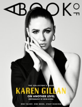 A BOOK OF Karen Gillan Cover 2 book cover