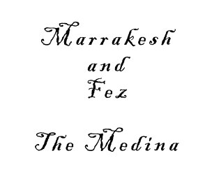 Marrakesh and Fez book cover