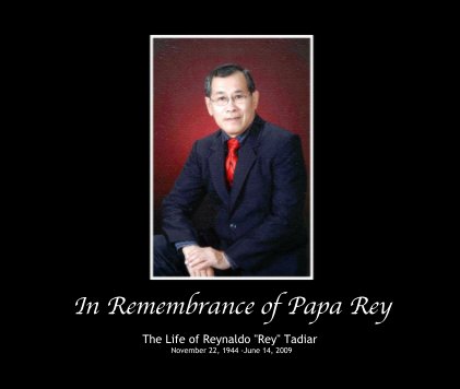 In Remembrance of Papa Rey book cover