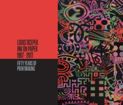 Louis Ocepek, Ink on Paper, 1967-2017 book cover