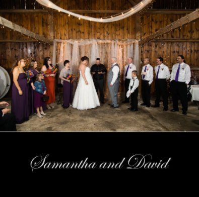 Samantha and David Wedding Album book cover