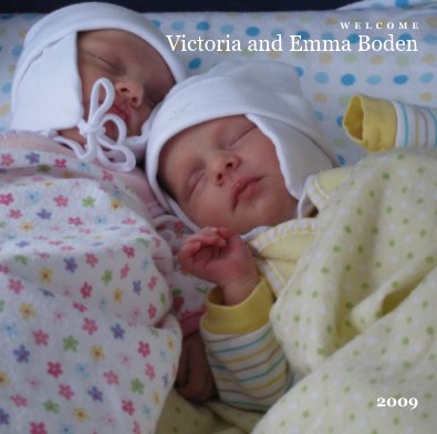 W E L C O M E Victoria and Emma Boden book cover