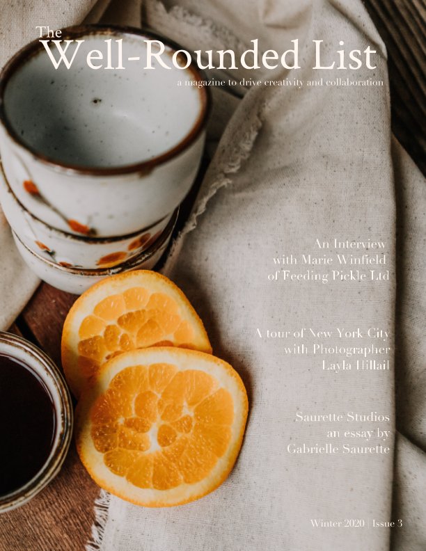 View The Well-Rounded List Magazine: Winter 2020 Issue 3 by Brittany Barb