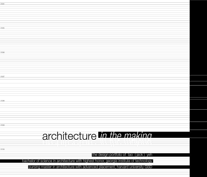 architecture in the making nach Jack Yeh anzeigen