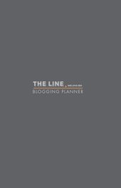 The Line We Live On Blogging Planner (Grey) book cover