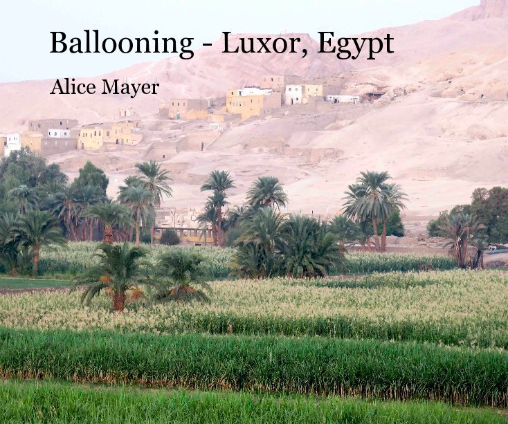 View Ballooning - Luxor, Egypt by Alice Mayer