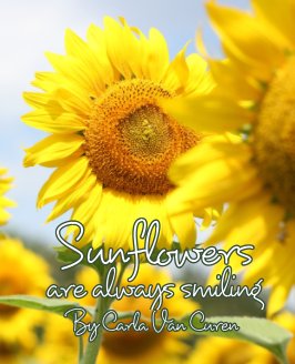 Sunflowers are always smiling book cover