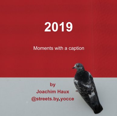 2019 Moments with a caption book cover