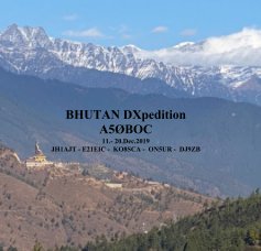 BHUTAN DXpedition A5ØBOC book cover