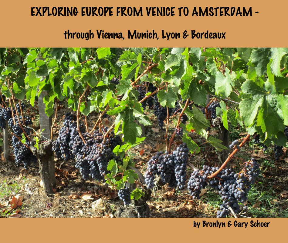 View EXPLORING EUROPE FROM VENICE TO AMSTERDAM - through Vienna, Munich, Lyon, Bordeaux by Bronlyn and Gary Schoer