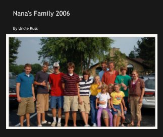 Nana's Family 2006 book cover