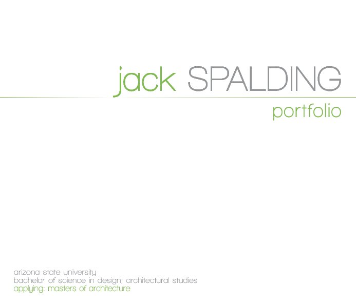 Ver Jack Spalding Portfolio por Jack Spalding