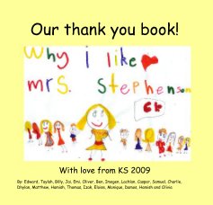 Our thank you book! book cover