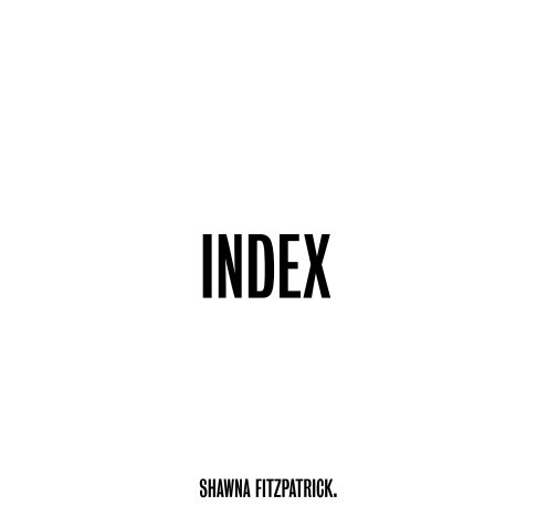 View Index by Shawna Fitzpatrick