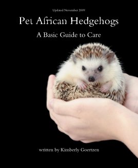 Pet African Hedgehogs book cover