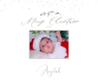 Anylah's 1st Christmas book cover