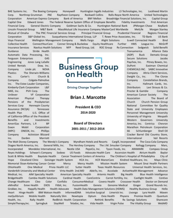 View Brian J. Marcotte by Business Group on Health