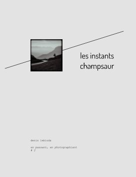 Les instants Champsaur book cover