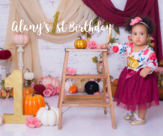 Alany's st Birthday book cover