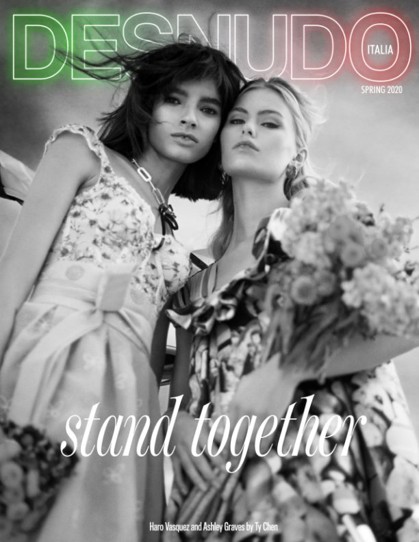 View Desnudo Magazine Italia Issue 6 - Haro Vasquez and Ashley Graves Cover by Desnudo Magazine Italia