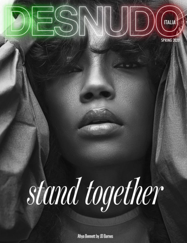 Ver Desnudo Magazine Italia Issue 6 - Afiya Bennett Cover por Desnudo Magazine Italia