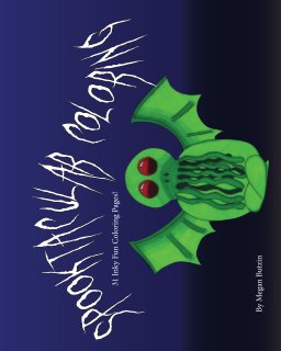 Spooktacular Coloring book cover