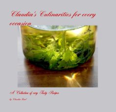 Claudia's Culinarities for every occasion book cover