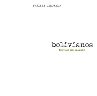 Bolivianos book cover