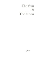 The Sun and The Moon book cover