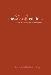 the blank edition. (Journal) book cover